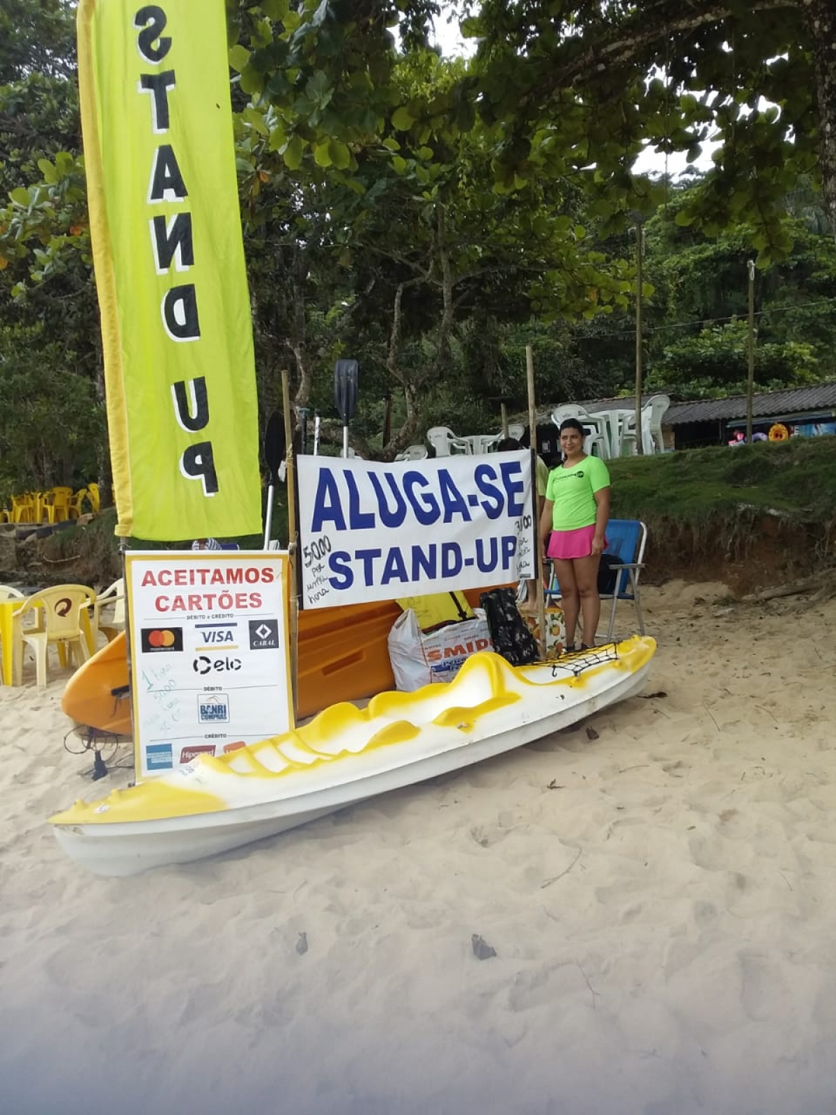 Locação Stand Up e Caiaques